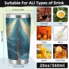 Versatile Collection Series 20oz Double Silver Side Stainless Steel Drinkwarecapacity: