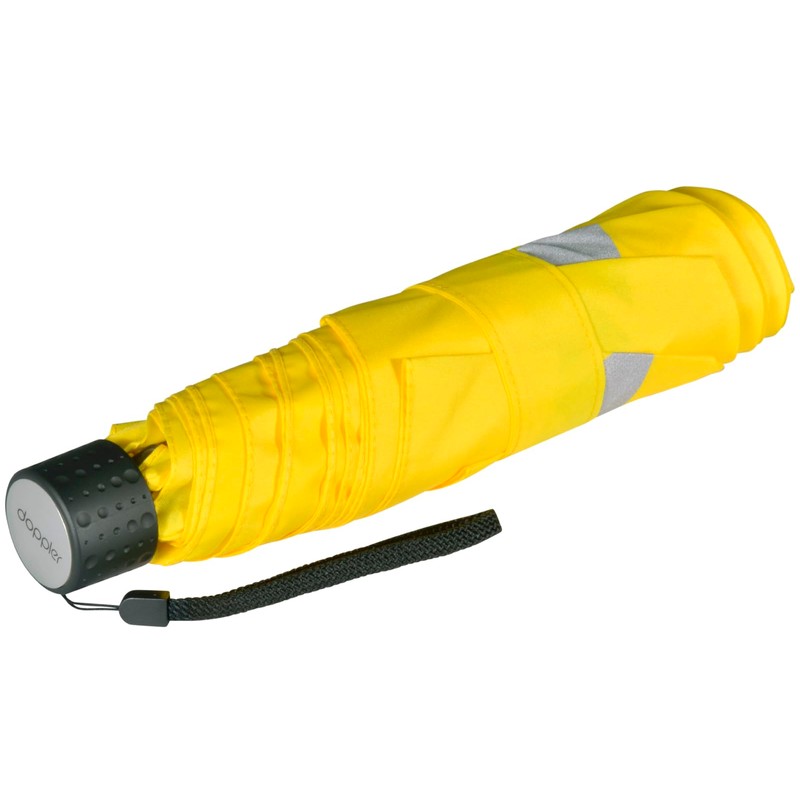 Doppler Havana Kids Reflex Children's Pocket Umbrella, yellow, Super-mini children's