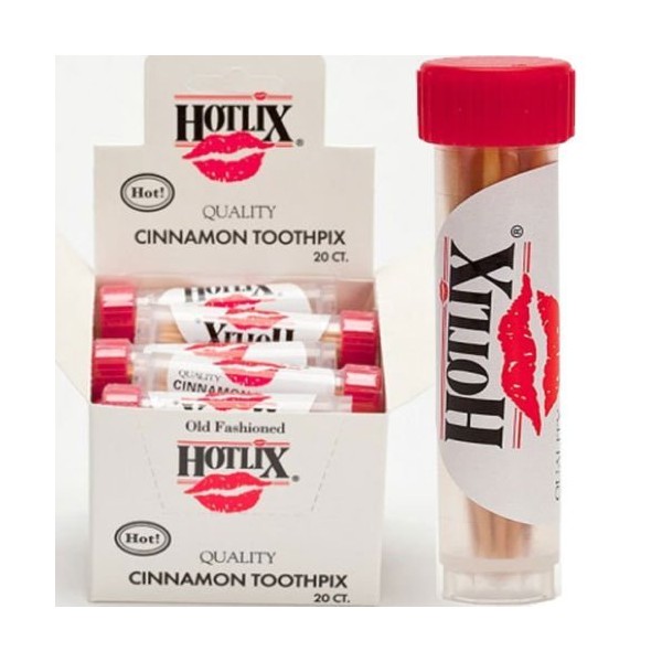 15 Tubes Hotlix Cinnamon Flavored Toothpicks