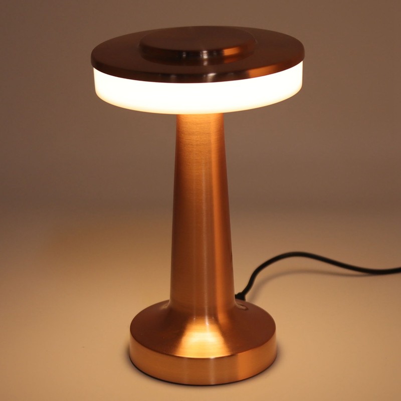 Portable LED Table Lamp Retro Touch Control 3 Levels Color