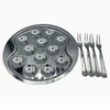 ROGER ORFEVRE Le Thiers Premium Polished Stainless Steel Escargot/Snail Dish