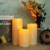 Homemory 6" 8" 10" x 4" Waterproof Outdoor Flameless Candles,
