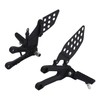 TCMT Sand Black Front Footrest Foot Pegs Bracket Set Fit