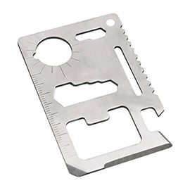 ASR Outdoor EDC Multi-function Utility Survival Credit Card Tool Silver - 20 Pack
