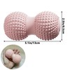 HAOBIN Double Massage Ball Peanut Balls Can Effectively Perform Band