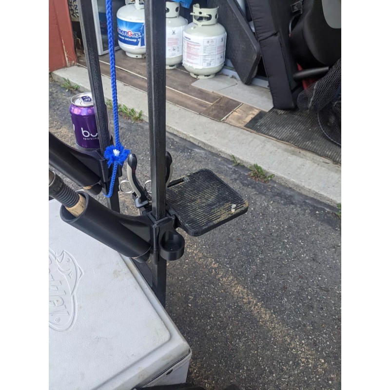 BERKLEY SPORTSMAN’S PRO FISHING CART MODS cutting board, rod holders,