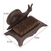 BRASSTAR Cast Iron Snail Shoe Boot Scraper Brush for Farmhouse