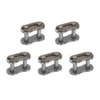 QUARKZMAN 5 pieces 04B-1 roller chain link links 6 mm