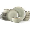 AmorArc Ceramic Dinnerware Sets for 6, 18 Pieces Handpainted Plates