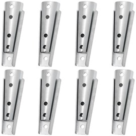 Coloch 8 Sets Sofa Buckles, Metal Sofa Latches Heavy Duty Intersectional Furniture Connector Bracket Diagonal Bolts Bed Frame Accessories Furniture Hardware Accessories, 120mm, Silver