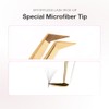 Curacoro Lash Tweezers, Fiber Tip Grip (Gold, Give Me the