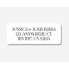 60ct - Wedding Invitation Return Address Labels, Wedding Stickers, Return