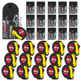 30 Pcs Mini Tape Measure Keychain Pocket Retractable Small Measuring Tape Bulk 1 M/ 3 Ft With Mini Screwdriver With Stable Slide Lock Portable Construction Party Favors For Bag Fillers Prize Daily Use