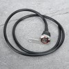 Motorcycle Switch with Button Reset Indicator Light 12V Stainless Steel