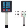 Yuuhseel 6Pcs 3x4 Keypad 12 Key Matrix Array Membrane Switch