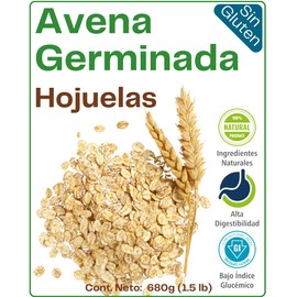Avena Germinada en Hojuelas I SIN GLUTEN I 680gr I NextFuture Foods