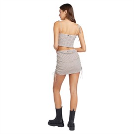 Volcom Women's Big Island Energy Mini Skirt, Stripe