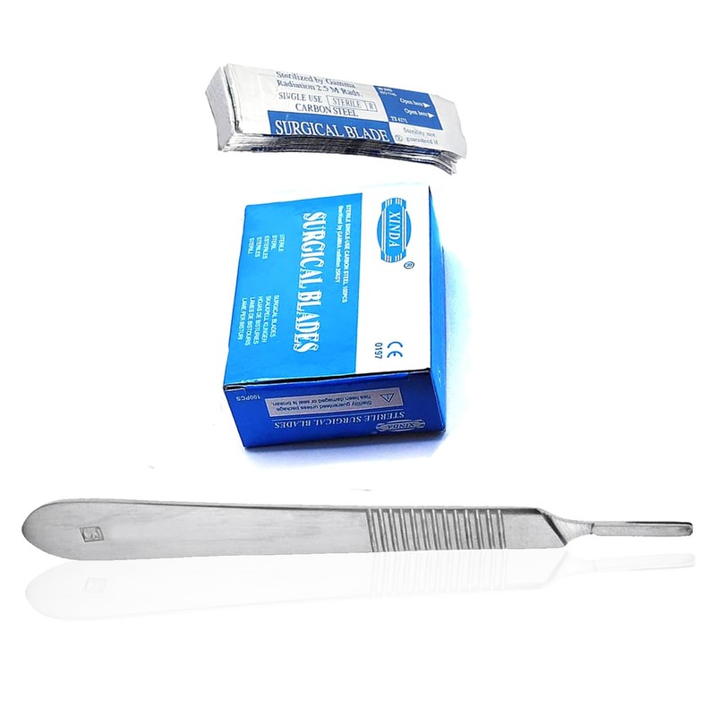 Precise Canada: 100 Scalpel Blades #11 and Includes One Handle