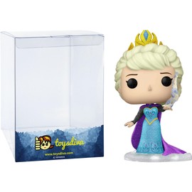 Funko E l s a [Diamon Collection]: P o p ! Vinyl Figurine Bundle with 1 Compatible Graphic Protector (1024-66647 - B)