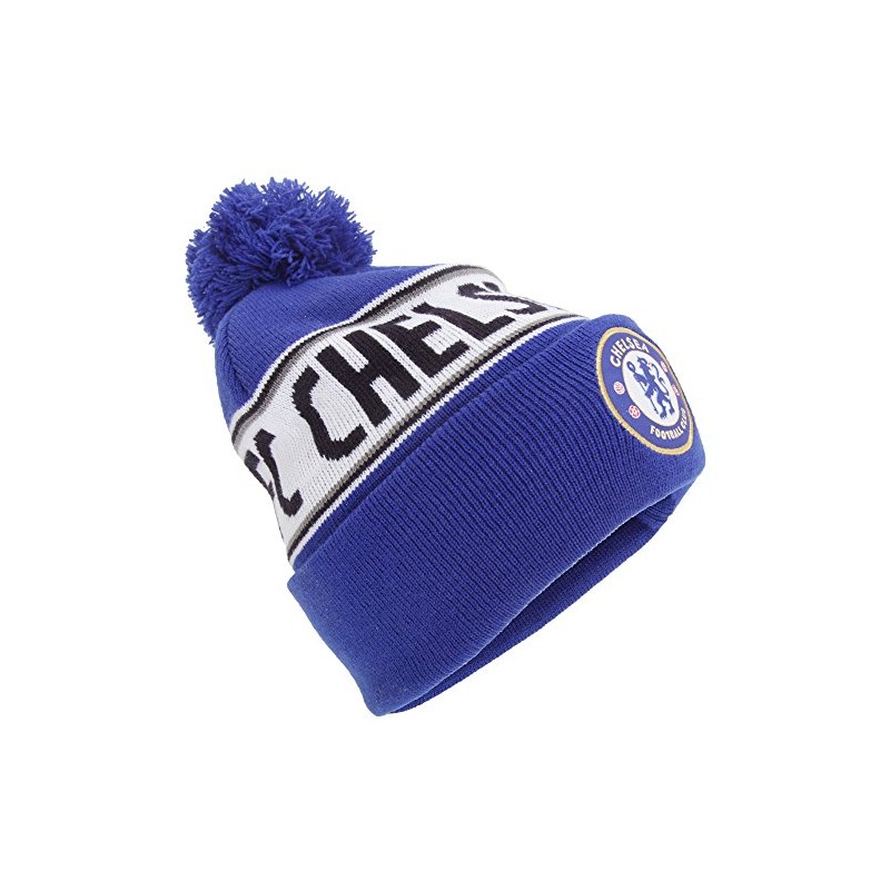 Chelsea Text Cuff Knitted Hat - Multi-Colour