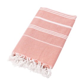 CHENGZI Non-stick fringe beach towel quick-drying bath towel shawl (Orange)