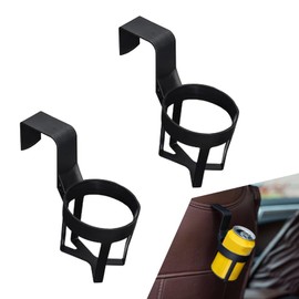 Titgoes 2 PCS Car Cup Holder, Portable & Anti-slip & Anti-friction Design, In-car Storage for Drinks Phone Tea Cup during Driving, Universal for Most Vehicles (Black #12)