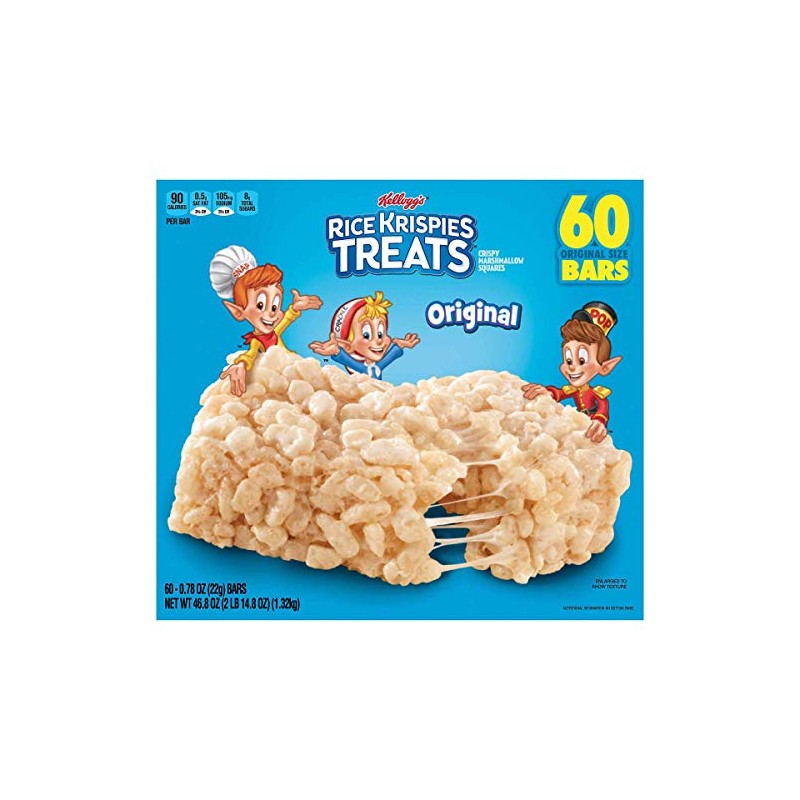 Kellogg's Rice Krispies Treats, 60 bars