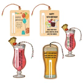 BSITSSS 4PCS 18th Birthday Gifts for Girls Boys, Money Cards for Cash Gifts, Birthday Money Holder Money Gift Ornaments for Unique Creative Party Colorful Birthday Present