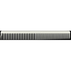 JRL Long Round Tooth Cutting Comb 9" - White