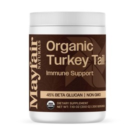 Mayfair Naturals Organic Turkey Tail 45% Beta Glucan - 200 Scoops
