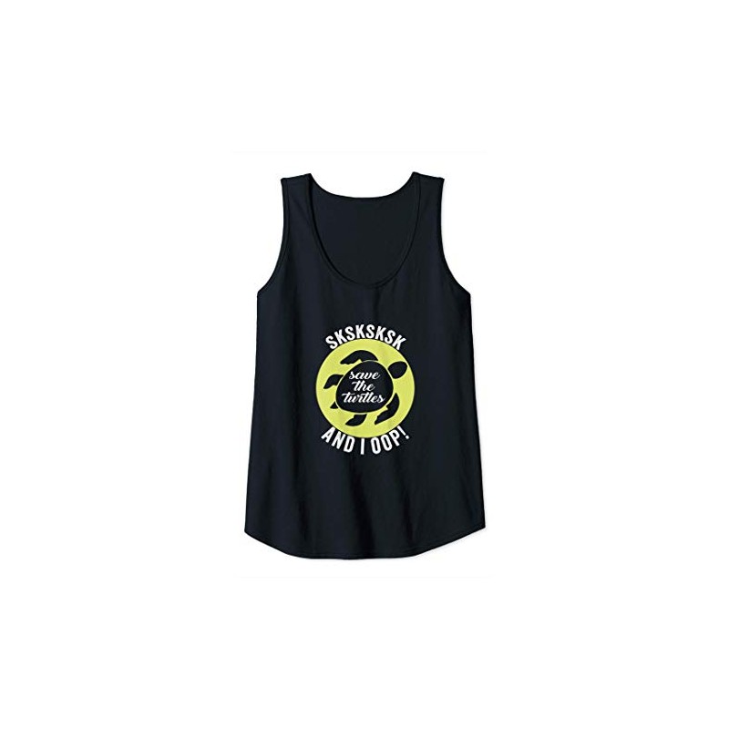 Womens Save the turtles Tank Top