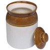 WHOLELIFEOBJECTS Ceramic Pickle Jars for Dining Table with Lids &