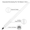 Pack of 20 Black Microblading Disposable Handpiece with Needles 18U
