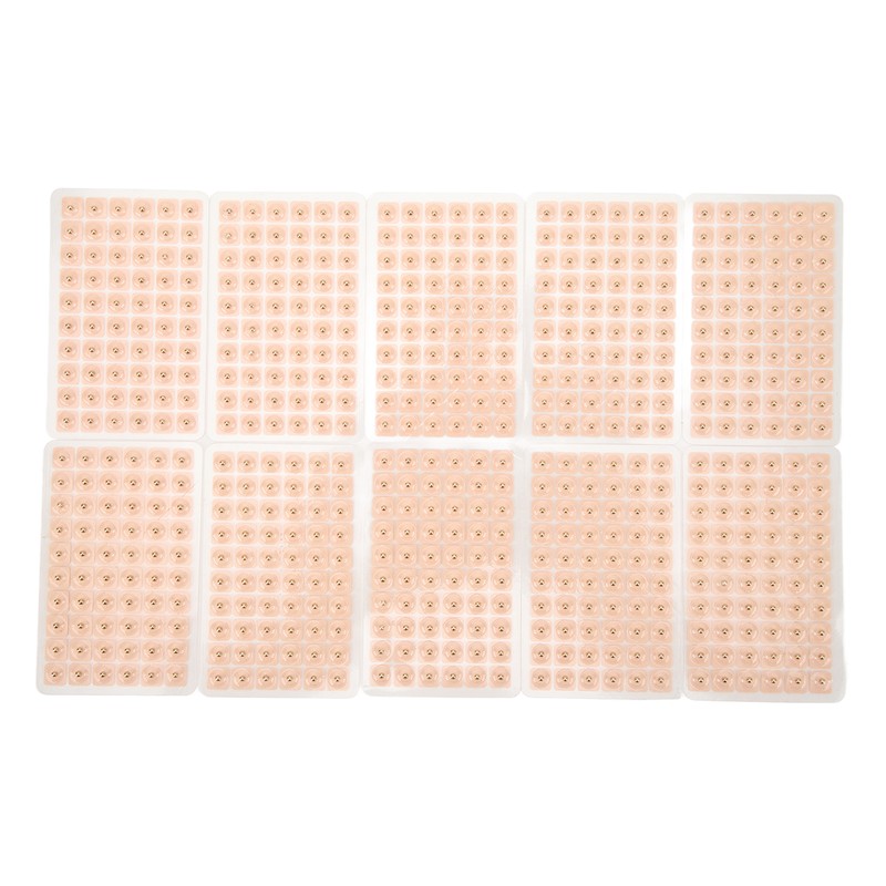 600pcs Ear Bead Sticker Massaging Detoxification Portable Ball Shape Ear