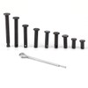 90Pcs Flat Head Dowel Pins 90Pcs M5 Cotter Pins with