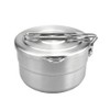 Lixada 1.5L Pentole da Campeggio Pieghevole Pentole Campeggio Pentola in