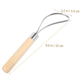 FELTECHELECTR Stainless Steel Coconut Meat Remover Grater Tool Ergonomic Coconut Scraper for Easy Shredding Scaling Kitchen Gadget Cooking