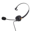 Telephone Headset with Noise Cancelling Microphone Black USB Corded Single