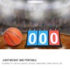 Sports Scoreboard 2/3/4 Digit Portable Tabletop Flip Scoreboard Score Counter