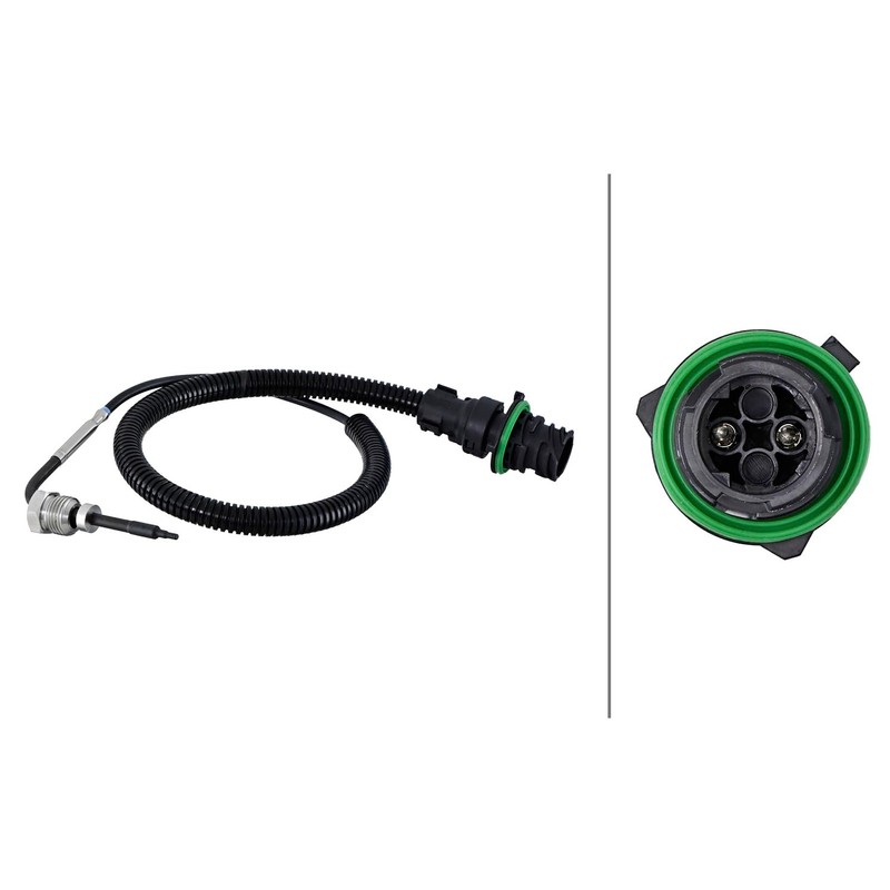 HELLA 6PT 358 181-891 Sensor, Exhaust Gas Temperature – 2-Pin