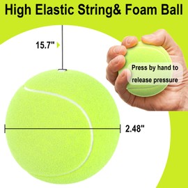 Garage Tennis Ball Parking Aid, Parking Guide System for Car Accessories, Stop Indicator, Parking Assist Ball, Aid-Parking Kit, Garage Car Stopper, Pack of 2