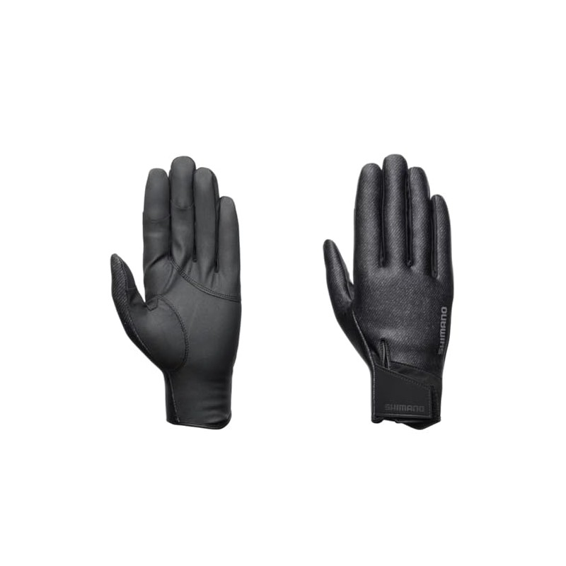 Shimano 03 Titanium Alpha Gloves Fingerless GL-052Y Charcoal Tweed XL