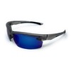 The Superstar Half Frame Sports Wrap Rectangle Sunglasses for Men