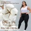 Seawhisper Leggings for Women Plus Size Black Yoga Workout Leggings