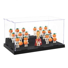 Tingacraft Acrylic Display Cabinet 240 x 140 x 120 mm Self-Assembly for Mini Figure (Black)