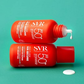SVR Sun Secure Aqua Fluide SPF50+, Protector Solar de Alto Espectro con Textura Ultra Ligera no Grasa, 50 ml