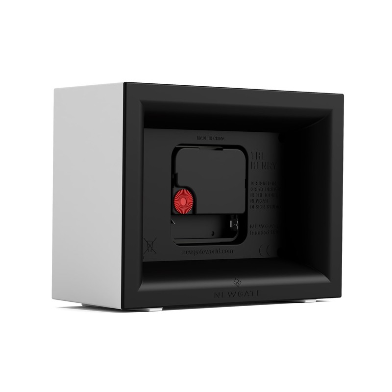 NEWGATE® 'Henry' mantel clock - contemporary rectangular design-led clock in