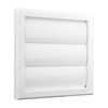 Vents 100 mm White Plastic Gravity Wall Grille with Non-Return