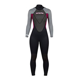 Hyperflex Men's and Women's 3mm Full Body Wetsuit â SURFING, Water Sports, Scuba Diving, Snorkeling - Comfort, Flexible and Anatomical Fit - and Adjustable Collar, Purple, 8