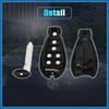 A ABSOPRO Car Key Case 7 Buttons Remote Control Car